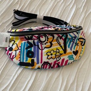Brighton Graffiti Love Crossbody Belt Bag